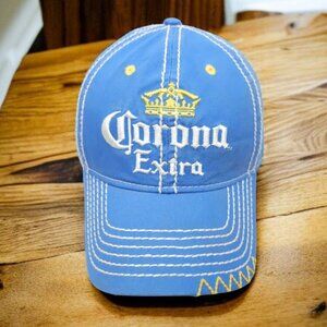 Corona Extra Strapback Cap Hat Beer Brew Embroidered Logo Trucker Baseball